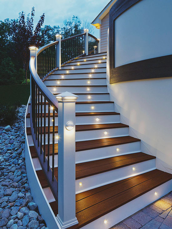 design-terrasse-idées-conseils-pratiques-escalier-led design de la terrasse 