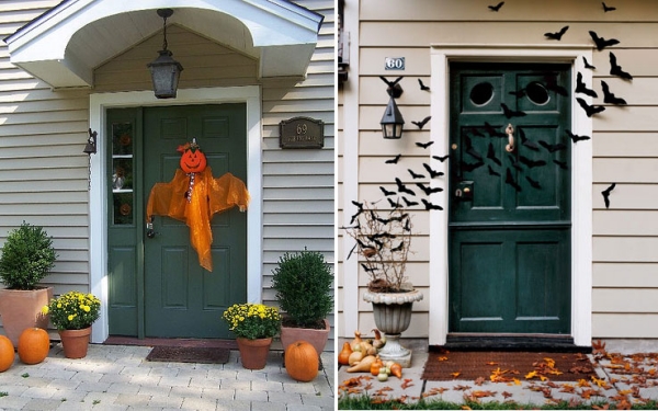 déco-Halloween-jardin-idées-chauve-souris-citrouille