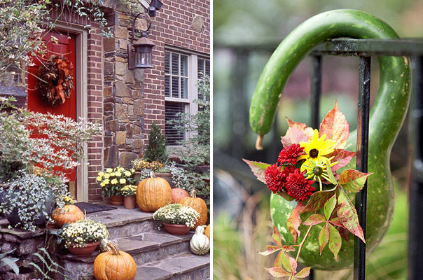 déco-Halloween-jardin-idées-fleurs-citrouilles