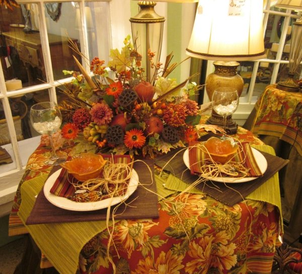 déco-automnale-table-idées-magnifiques-faciles-bouquet-original