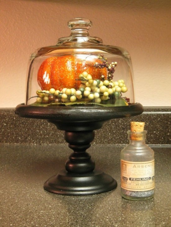 décoration-citrouille-automne-idées-magnifiques-cloche-gâteau