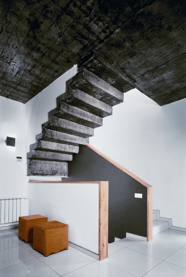 escalier-design-moderne-salon-formes escaliers design et modernes