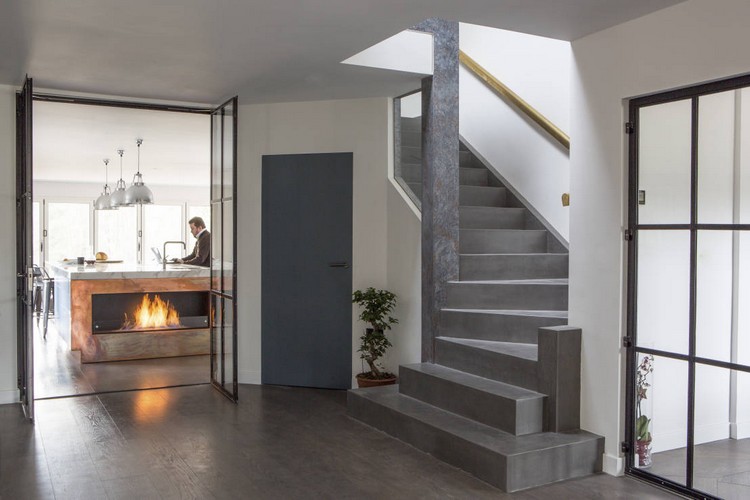 escaliers design et modernes -beton-minimaliste