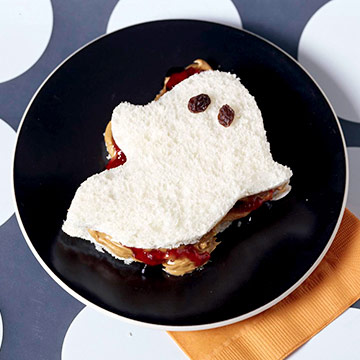 idées-décoration-Halloween-fantômes-adorables-sandwich décoration pour Halloween