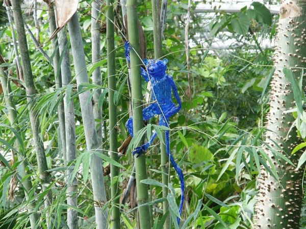 idées-de-déco-jardin-plastique-bleu
