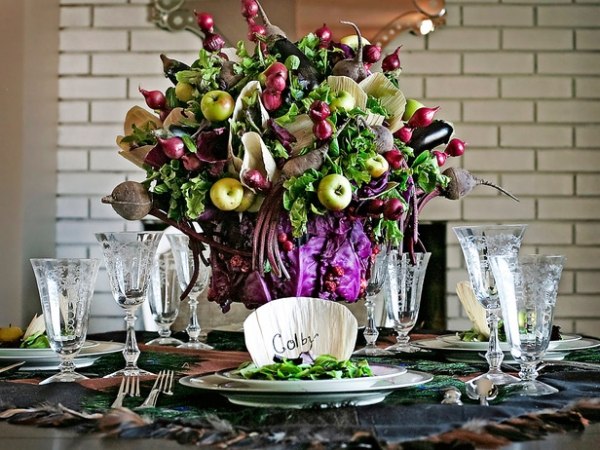 idée-centre-table-fête-automne-bouquet-fruits-super