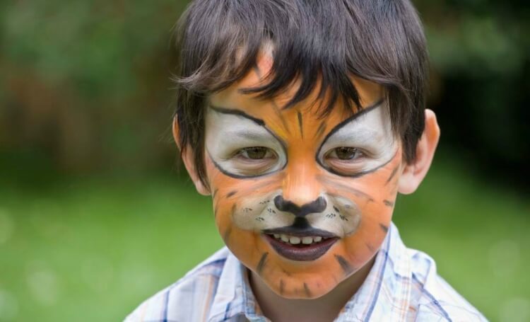 idée déguisement halloween tigre pour petit garçon