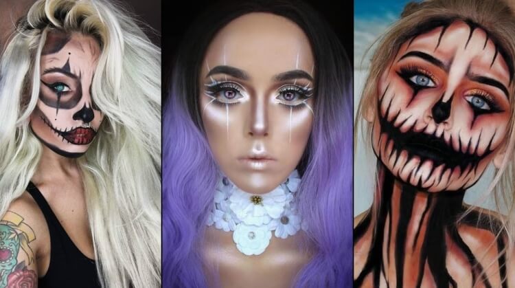 idée maquillage terrifiant halloween pour jeune fille
