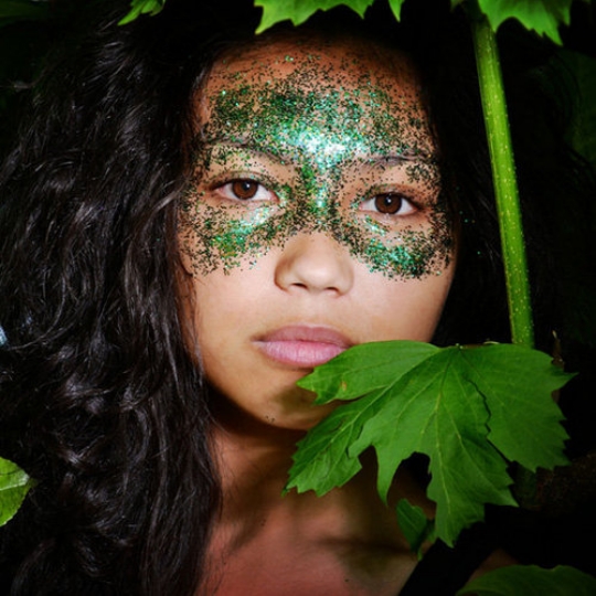 idée-maquillage-vert-idées-costumes-Halloween-magnifiques