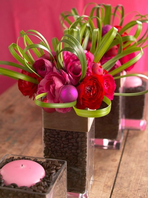 idées-décoration-automnale-naturelle-vases-pleins-grains-café