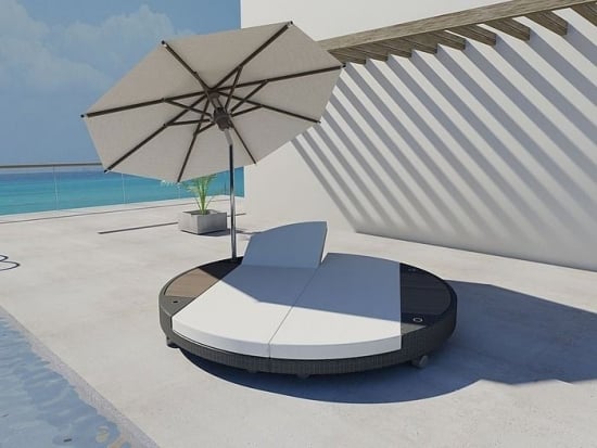 lit-jardin-rond-idées-relax-confort-terrasse-parasol-rotin