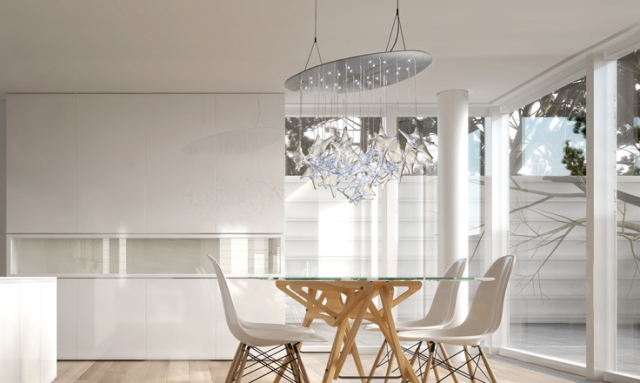 luminaires-design-spectaculaires-idées-suspension-moderne-cristal