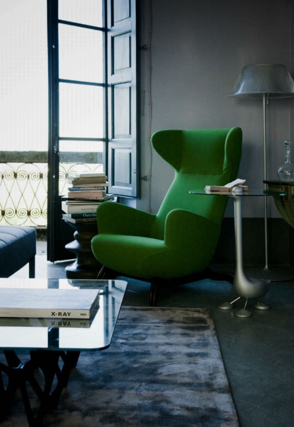 meuble-design-salon-fauteuil-confortable-vert-Ardea-Carlo-Mollino