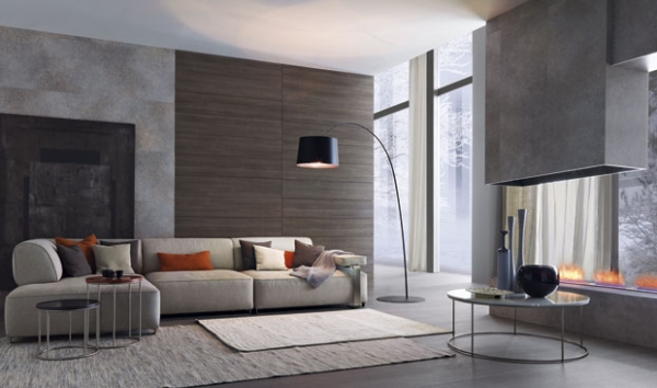 meubles design pour le salon canapé-angle-gris-style-moderne