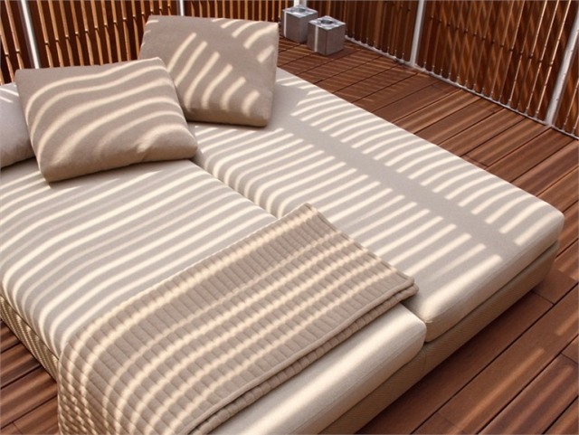 mobilier extérieur design lit-deux-personnes-Paola-Lenti-Design