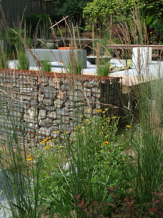 mur-soutènement-construction-idées-jardin-gabion-terrasse