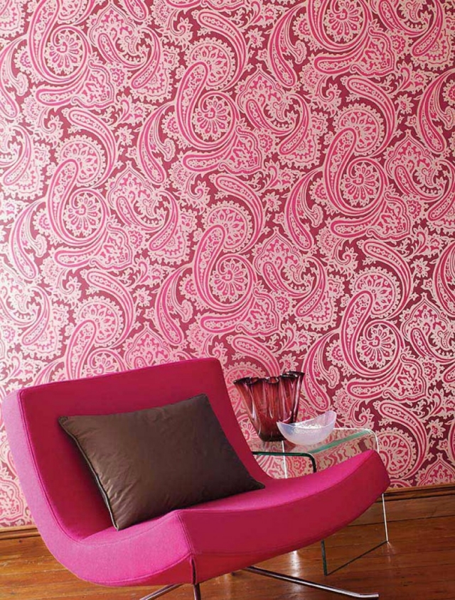 salon-papiers-peints-motifs-rose-baroque papiers peints salon