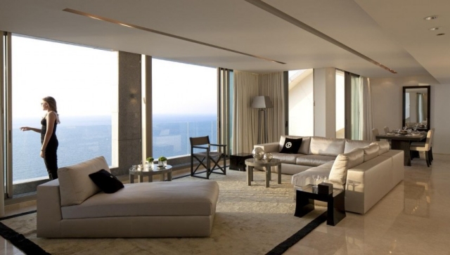 salon penthouse canapé-angle-style-graphique