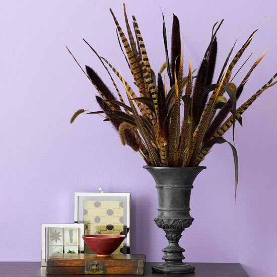 vase-vintage-métal-plumes-graminées-déco-automne
