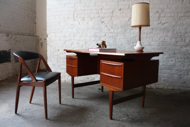 100-photos-meubles-scandinaves-design-unique-bureau-épuré-bois-chaise-bois-cuir