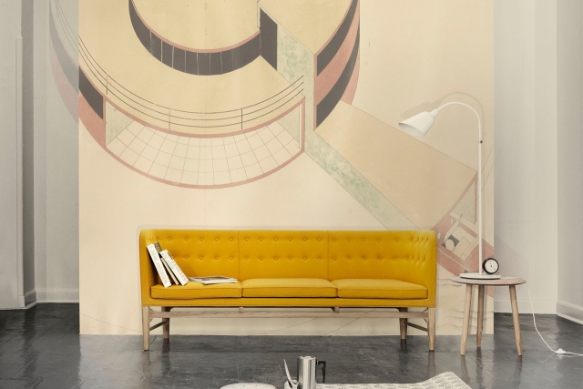 100-photos-meubles-scandinaves-design-unique-canapé-jaune-design-élégant-petite-table-basse-blanche