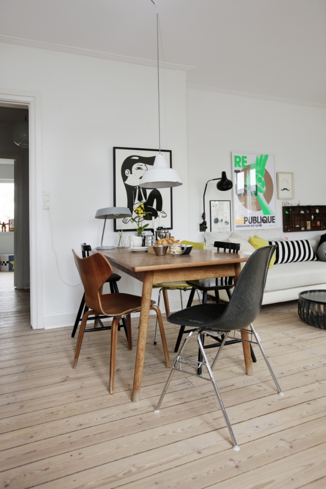 100-photos-meubles-scandinaves-design-unique-chaises-bois-plastique-métal-table-bois