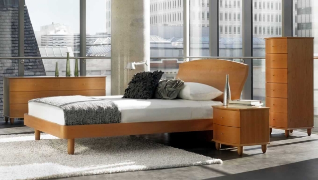 100-photos-meubles-scandinaves-design-unique-chambre-coucher-bois-formes-épurées
