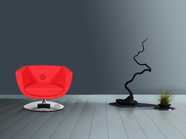 chaise rouge 22-modèles-originaux-uniques-chaise-rouge-design-pivotant-rouge-confortable