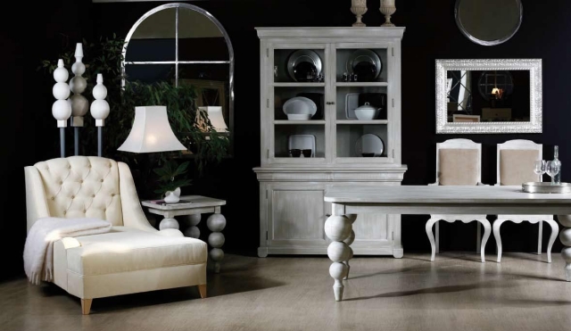 25-idées-mobilier-style-vintage-table-élégante-pieds-intéressants-blanc
