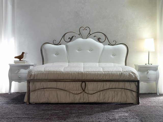 25-idées-tête-lit-originale-fer-forgé-métal-luxe tête de lit originale
