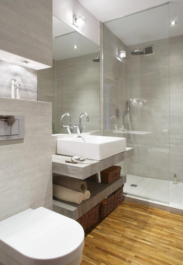 26 idées d'aménagement salle de bain petite surface Salle deau 3m2