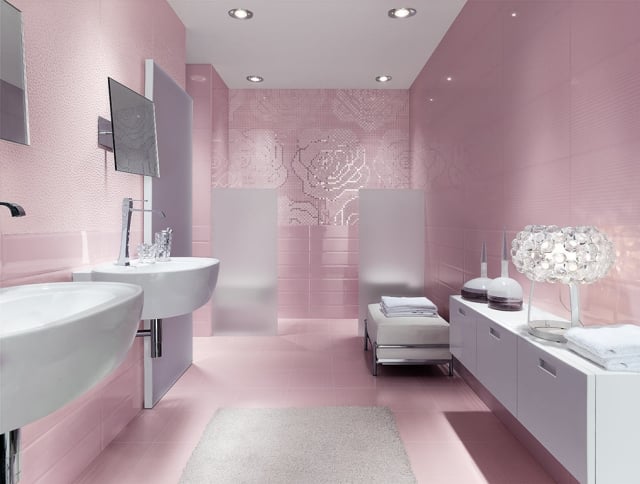 carrelage-italien-salle-bains-rose-Fap-Ceramiche