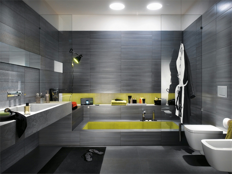 carrelage-salle-bains-gris-graphite-design-italien-Fap-Ceramiche