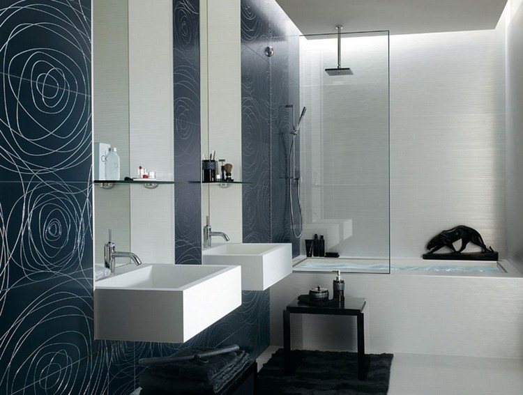 carrelage-salle-bains-italien-Fap-Ceramiche-série-Cupido-gribouillage