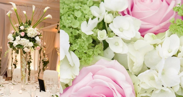 centre-table-mariage-callas-hortensias-roses-vase-haut