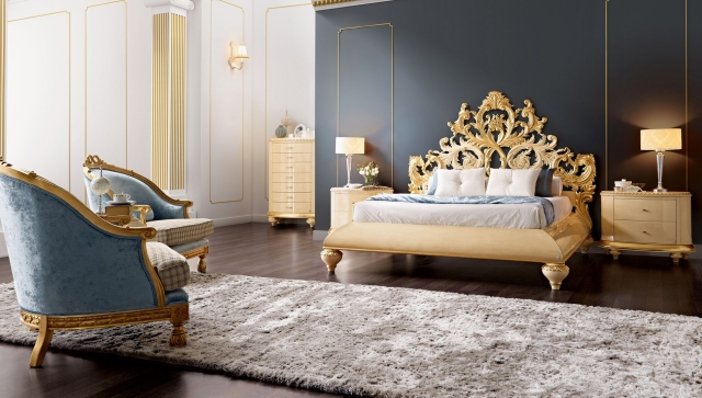 chambre-baroque-déco-baroque-chambre-coucher-lit-luxe-magnifique-moulures-dorées-belles