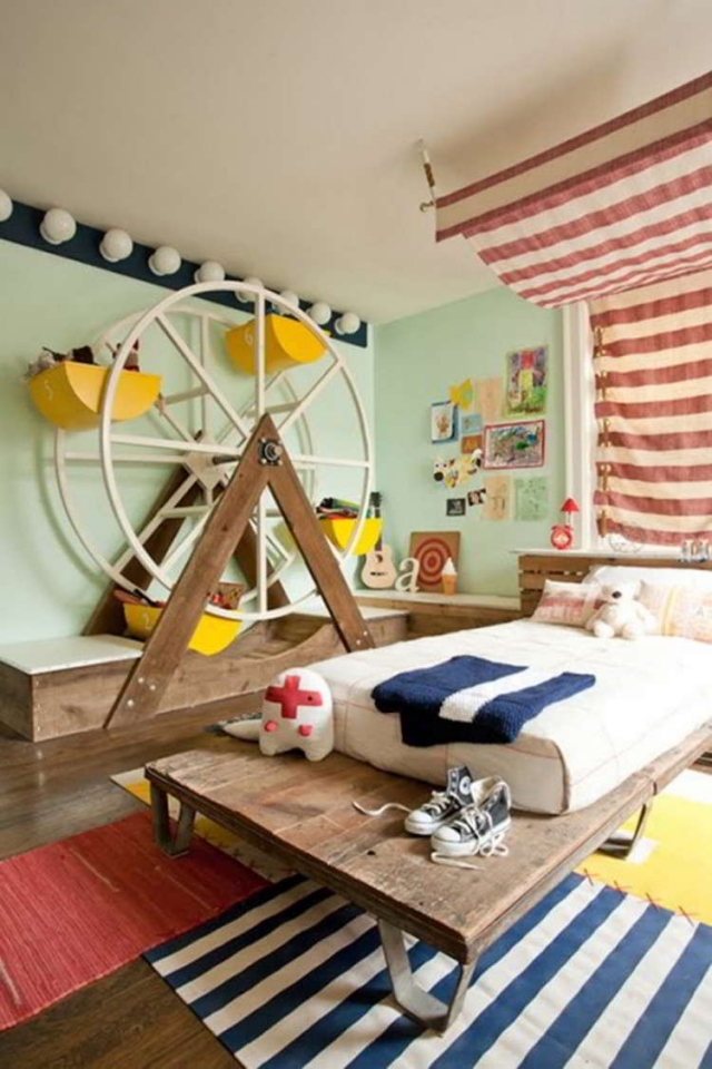 chambre-enfant-couleurs-thème-marin-grande-roue