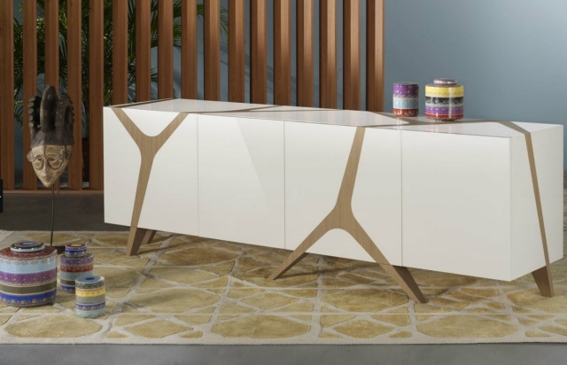 commode-design-fonctionnelle-moderne-blancheèboicommode-design-fonctionnelle-moderne-blanche-bois-roche-boboiss-roche-bobois