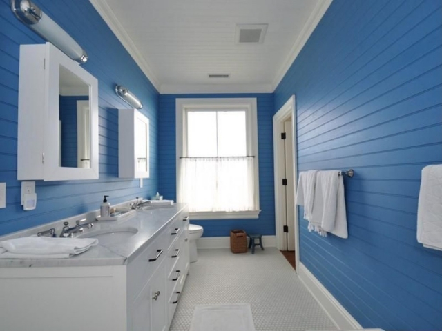 couleur-peinture-salle-bain-bleu-mobilier-blanc