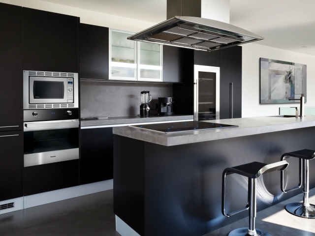 Cuisine noire 28 idées de design contemporain formidable Désign cuisine Design