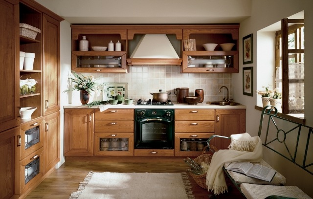 Déco campagne dans notre cuisine 30 idées inspirantes Cuisine contemporain équipé