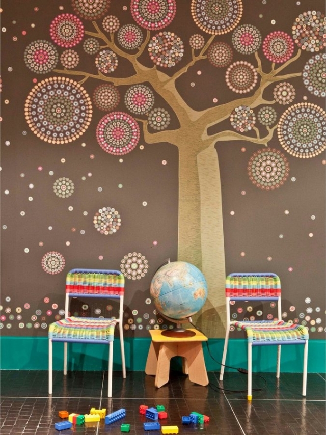 décoration-mural-chambre-enfants-autocollant-arbre