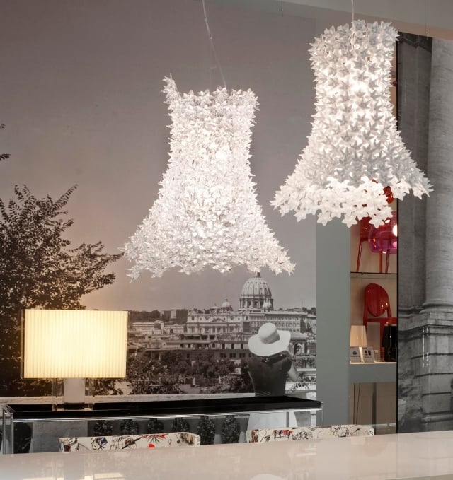 design-lampe-Kartell-Bloom-cristal-fleurs