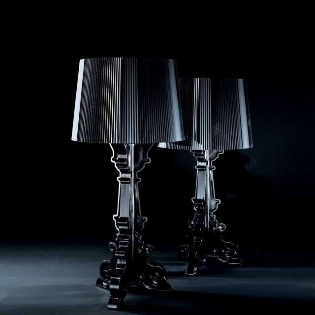 design-lampe-Kartell-Bourgie-noires-éléantes-style-baroque lampe Kartell