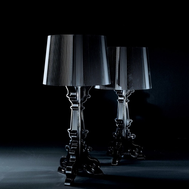 design-lampe-Kartell-Bourgie-noires-éléantes-style-baroque