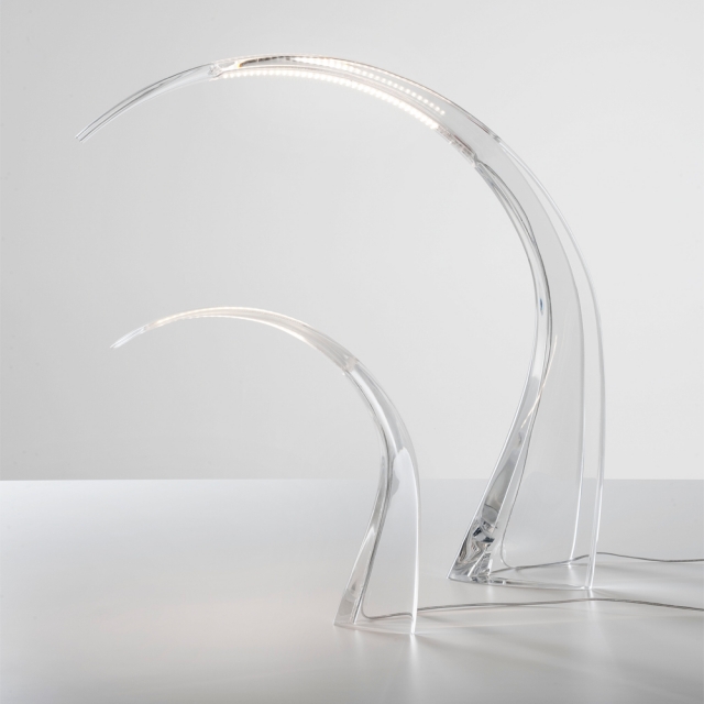design-lampe-Kartell-Taj-led-transparentes