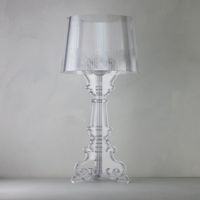 design-lampe-Kartell-modèle-Bourgie-transparente-élégante