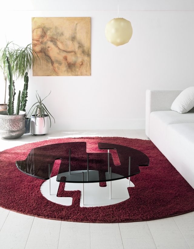 domicile-moderne-table-basse-design-ovale-verre table basse design