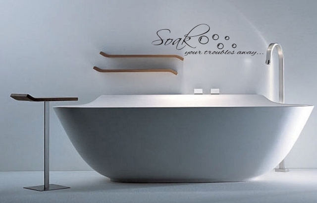 décoration-sobre-salle-bain-autocollant-mural