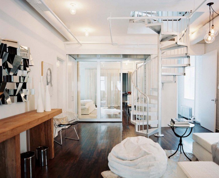 60 idées d'escalier colimaçon pour l'intérieur et pour l'extérieur Escalier Contemporain inspiration